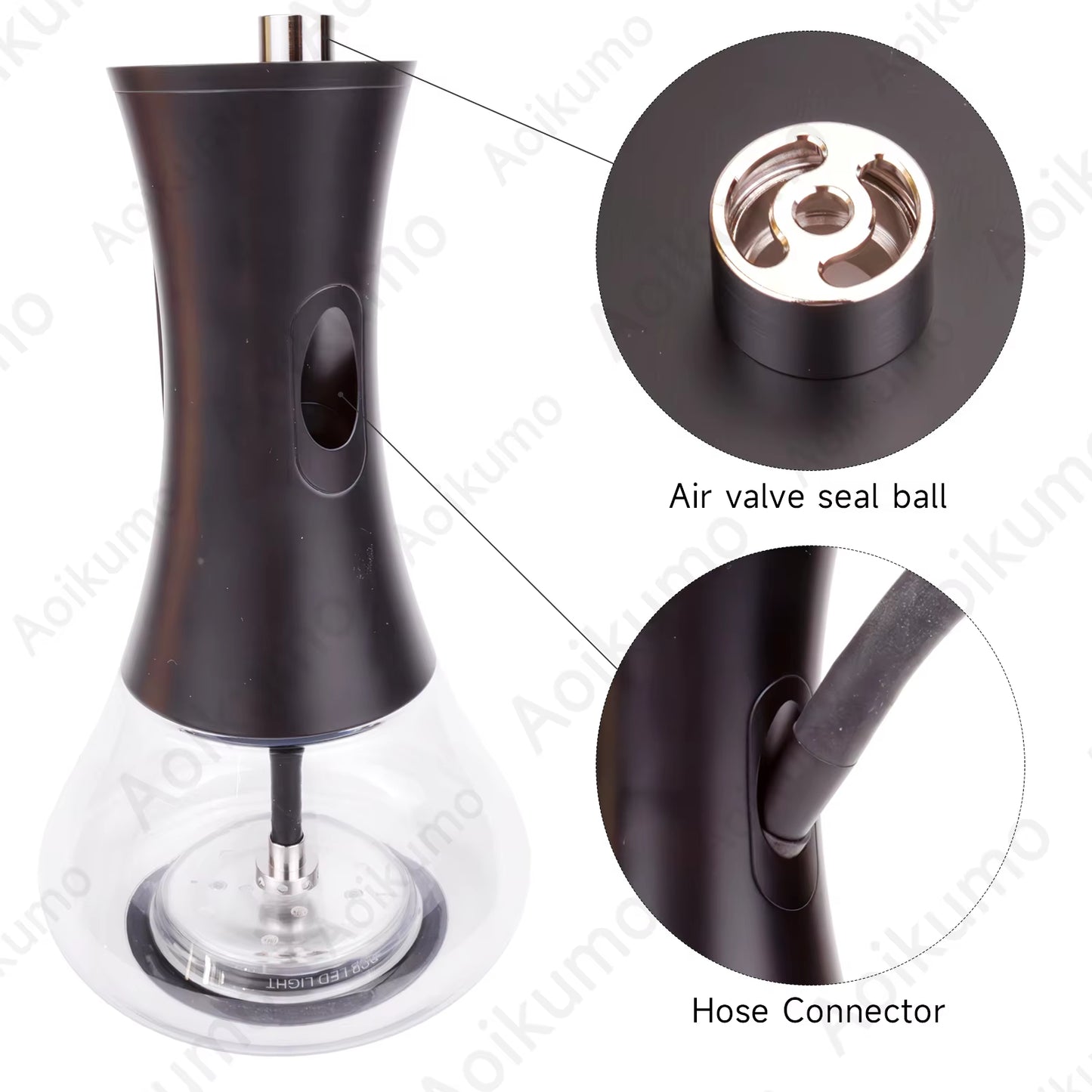 2024 New Electronic Hookah Set Narguile Cachimbas Chicha Adjustable Power Output Portable Band LED Display Complete Shisha